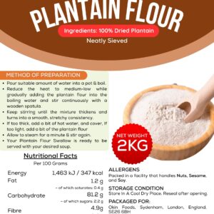 Plantain Flour (Elubo) - 2kg
