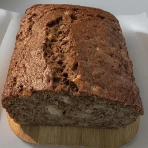 Loaf of Banana bread with walnut